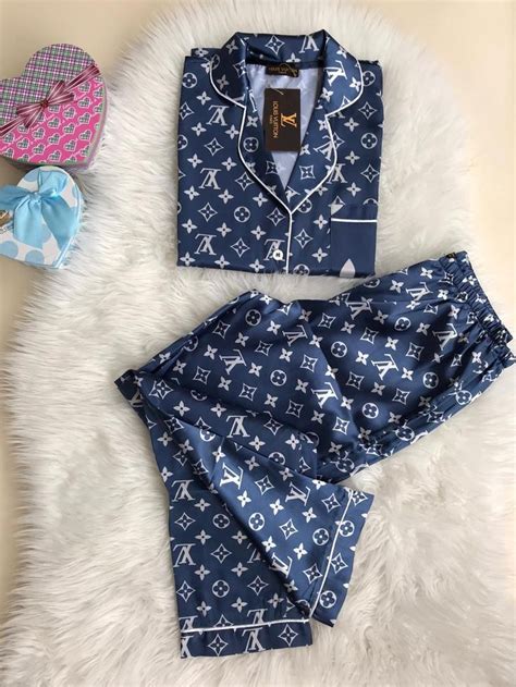 lv satin pajamas